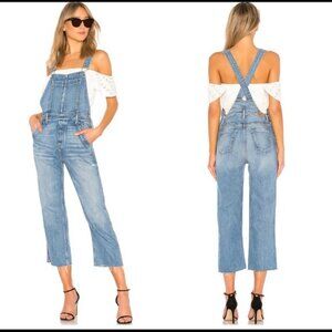 GRLFRND Women's Alek Slouchy Overall Denim 100% Cotton Size M